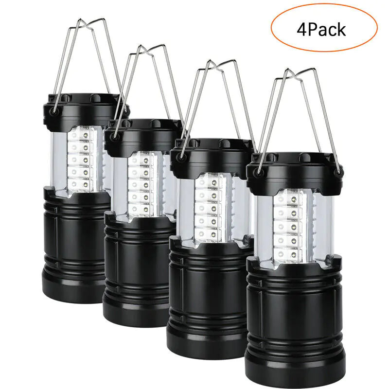 Ultra-Bright Portable 30 LED Collapsible Camping Lantern Light and Tent Lamp